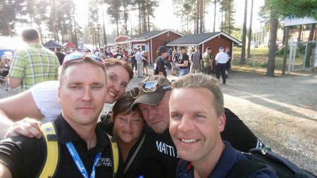 Jarkko R ja Aki T. itseään paremmassa seurassa!